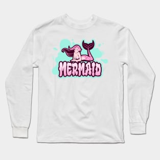 Mermaid Splash Long Sleeve T-Shirt